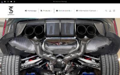 Top of the website for TUNING SWITZERLAND
