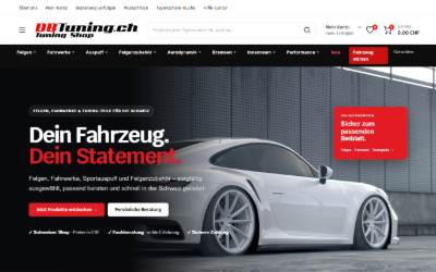 Website preview for DBTuning Tuning Shop
