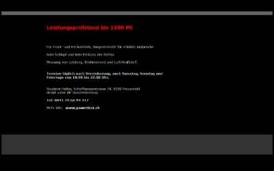 Top of the website for Dynojet Leistungsprüfstand