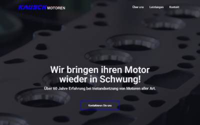 Website preview for Kausch Motoren GmbH