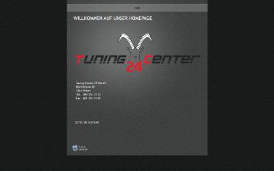 Top of the website for Tuning Center 24 GmbH