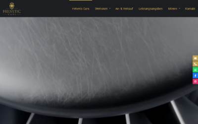 Website preview for Helvetic Cars GmbH - Autowerkstatt Basel