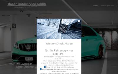 Website preview for Garage Alder Autoservice GmbH Dornach