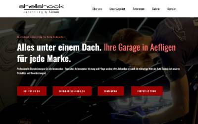 Website preview for Shellshock Carstyling by R. Schneider