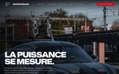 Website preview for DM Performance Suisse