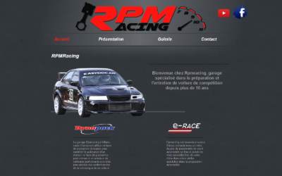 Website preview for RPM Racing SARL