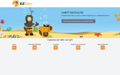 Top of the website for Hartt Racing Bourg-en-Bresse