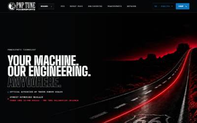 Website preview for PNP Tune Powersports