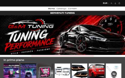 Top of the website for G&M Tuning