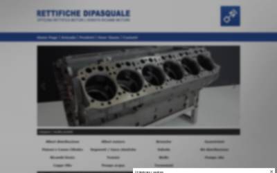 Top of the website for Rettifiche Dipasquale Ricambi Deutz
