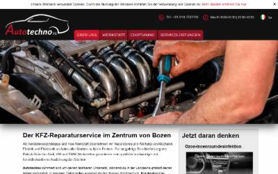 Website preview for Autotechno