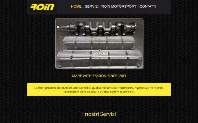 Website preview for Roin Motor Sport