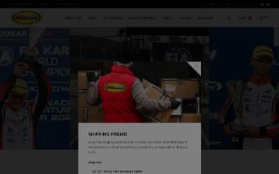 Top of the website for Viti Racing & Kart Generation - Preparazione Motori e Ricambi