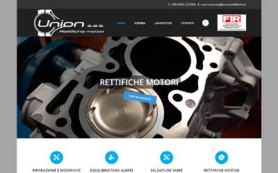 Top of the website for Union Sas Di Calzolato Francesco & C.