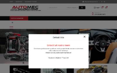 Website preview for AUTOMEC - Riparazione Cambi Automatici