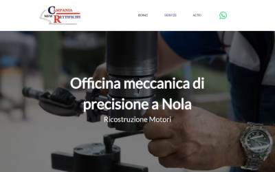 Website preview for New Campania Rettifiche Di Mosca Luigi