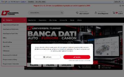 Website preview for Universal Tuning SRL