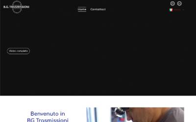 Top of the website for B.G. Trasmissioni Automatiche