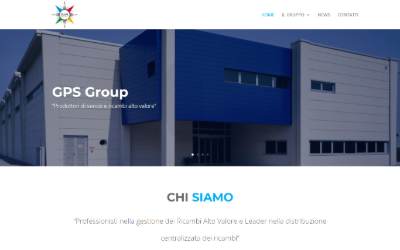Website preview for GPS MOTORI REPARTO CAMBI AUTOMATICI