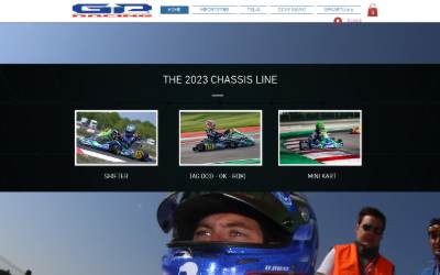 Website preview for G.P. Racing Srl