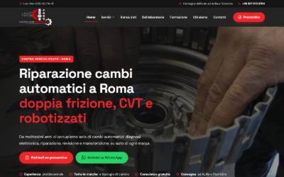 Top of the website for Martini cambi automatici