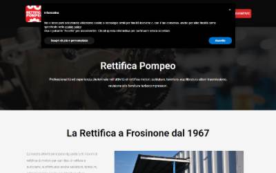 Website preview for Rettifica Pompeo S.r.l.