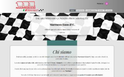Website preview for Marrocco Motorsport