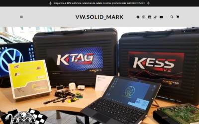 Top of the website for VWSOLIDMARK MOTORSPORT