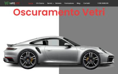 Top of the website for WrapElite