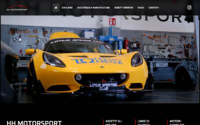 Website preview for HH MotorSport