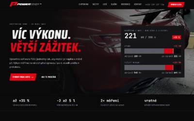 Website preview for Powerchip Brno
