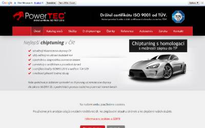 Website preview for PowerTEC