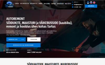 Website preview for Jalaka Autoteenindus