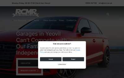 Website preview for RCMR