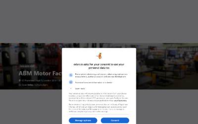 Website preview for ABM Motor Factors LTD