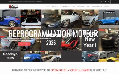 Website preview for KSF Motorsport