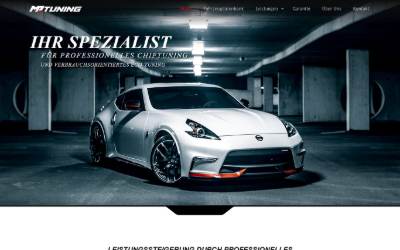 Website preview for MP Tuning