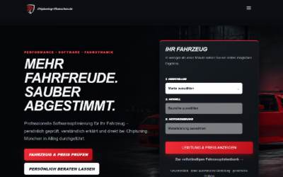 Website preview for Chiptuning München