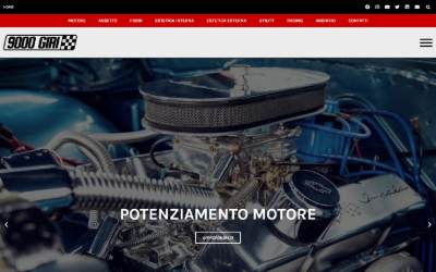 Website preview for 9000 Giri