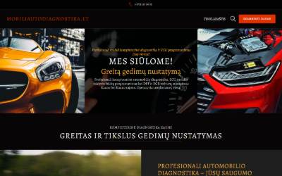 Website preview for Mobiliautodiagnostika