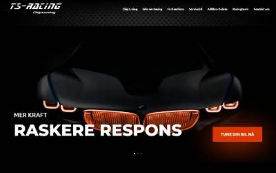 Website preview for TS-Racing