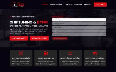 Website preview for CarSTAR Chiptuning