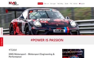 Website preview for KMG