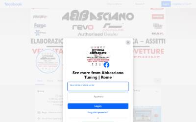 Website preview for Abbasciano Tuning