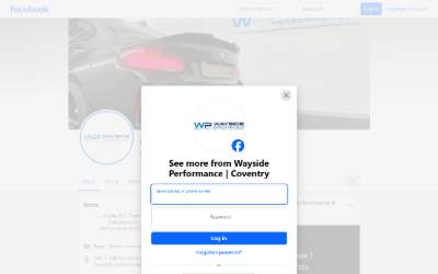 Website preview for Wayside Performance