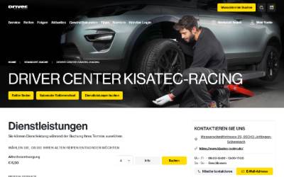 Website preview for Drivercenter KISATEC