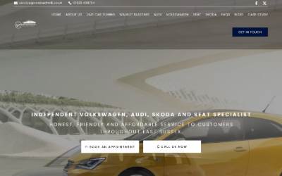 Website preview for Vasstechnik
