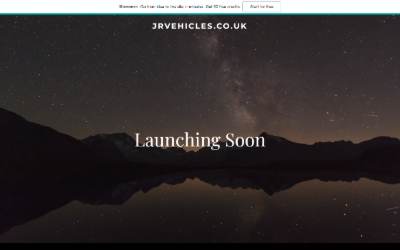 Website preview for J&R Vehicles Limited
