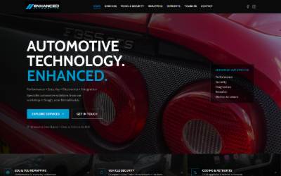 Website preview for Enhanced Automotive Ltd