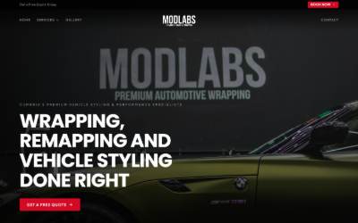 Website preview for Modlabs Limited